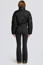 Oh Polly Coats Combinaison BT2395 Noire Ski Matelassée