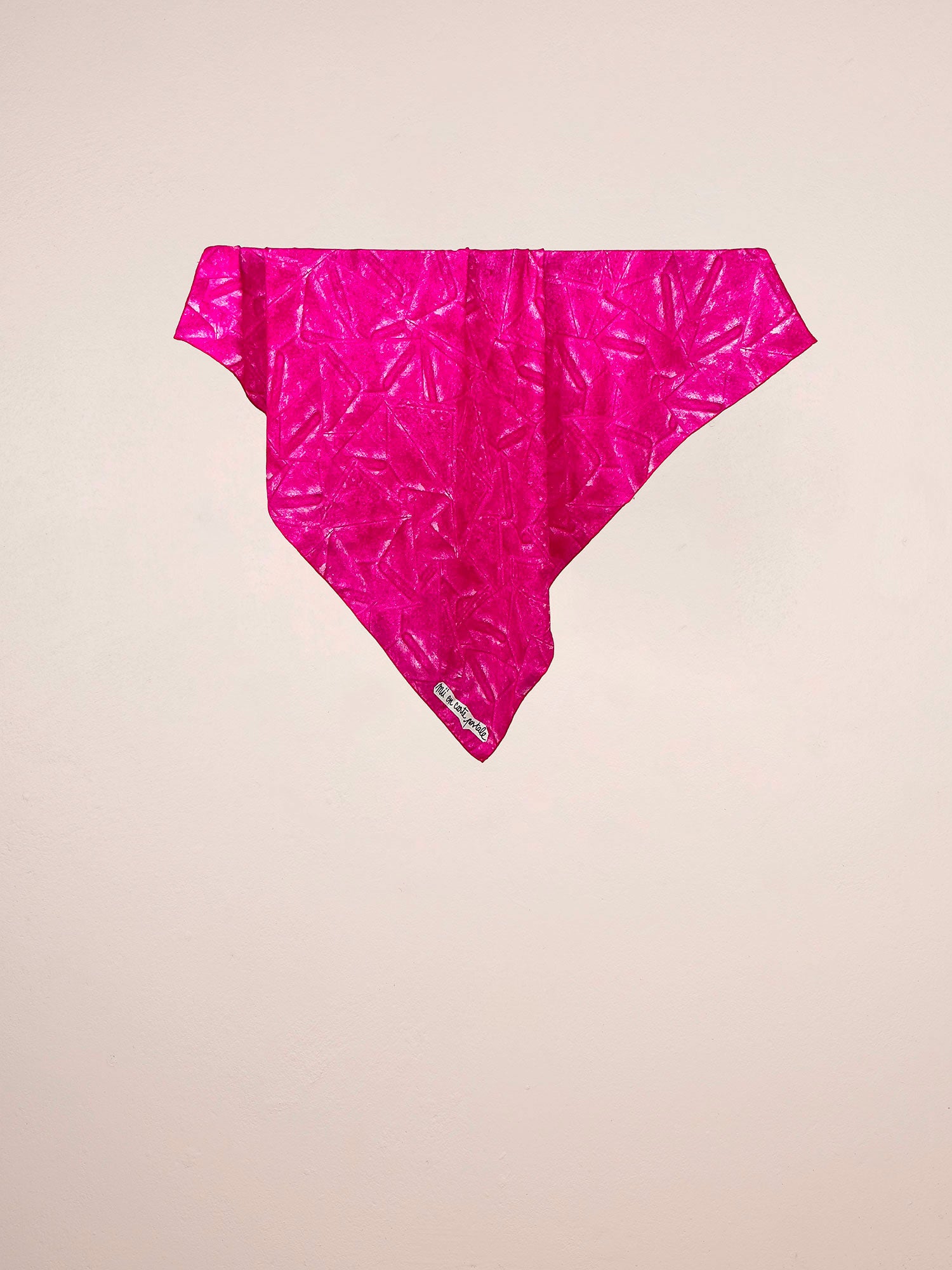 Mii Enveloppes Les Cyclades carré soie 95x95cm rose