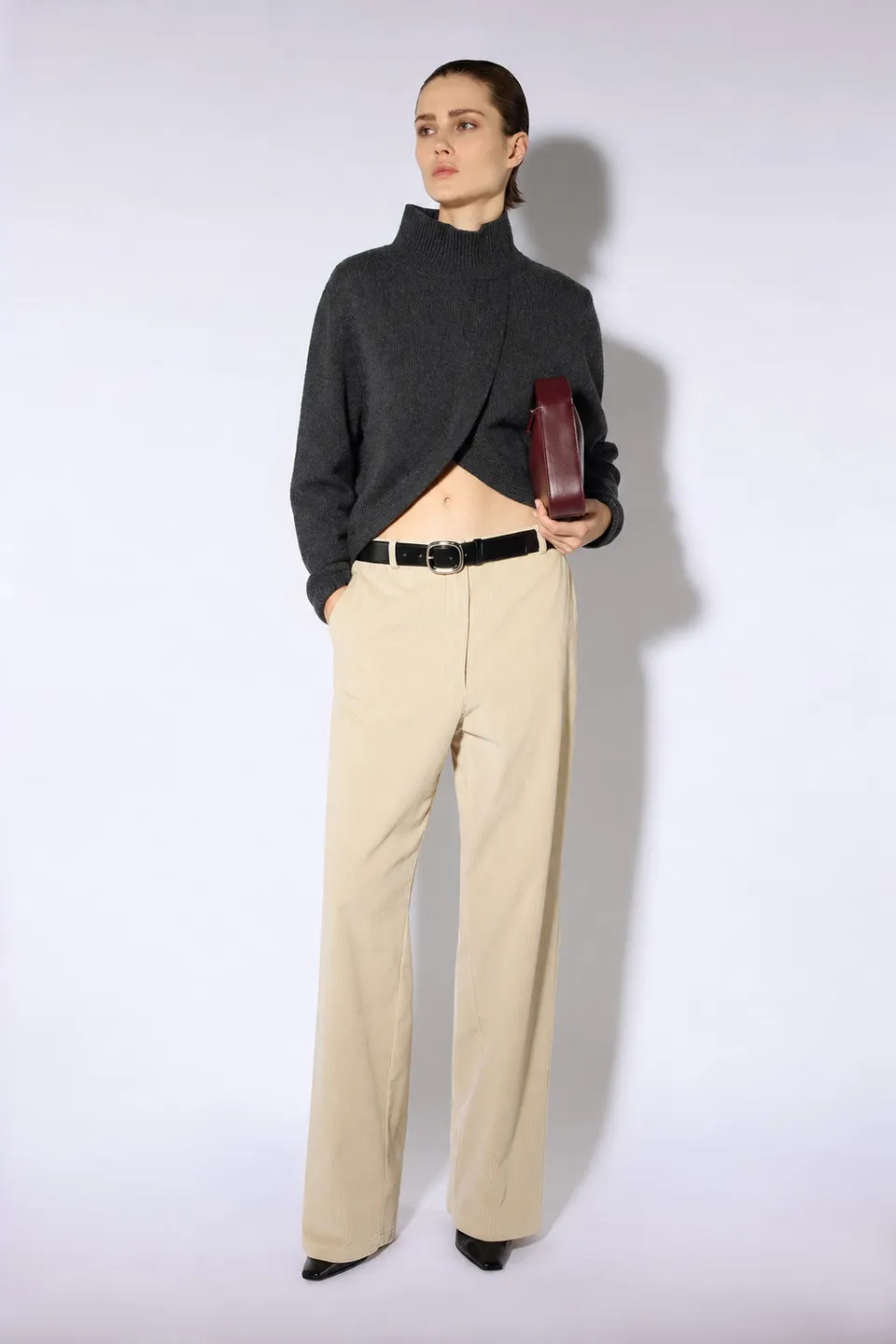 Liviana Conti Sarah pull maille anthracite M