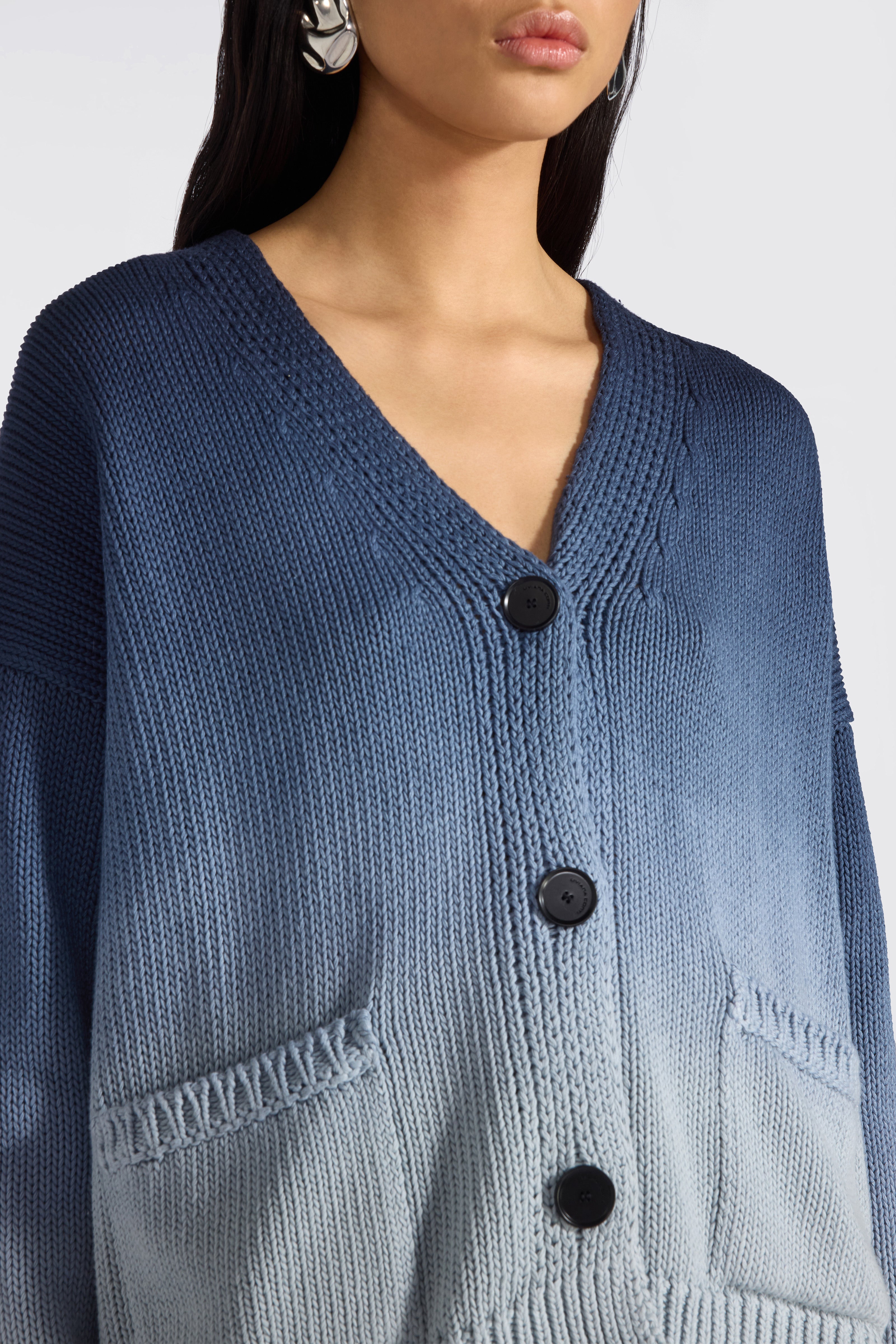 Liviana Conti Maglieria Zenon cardigan coton tie-dye