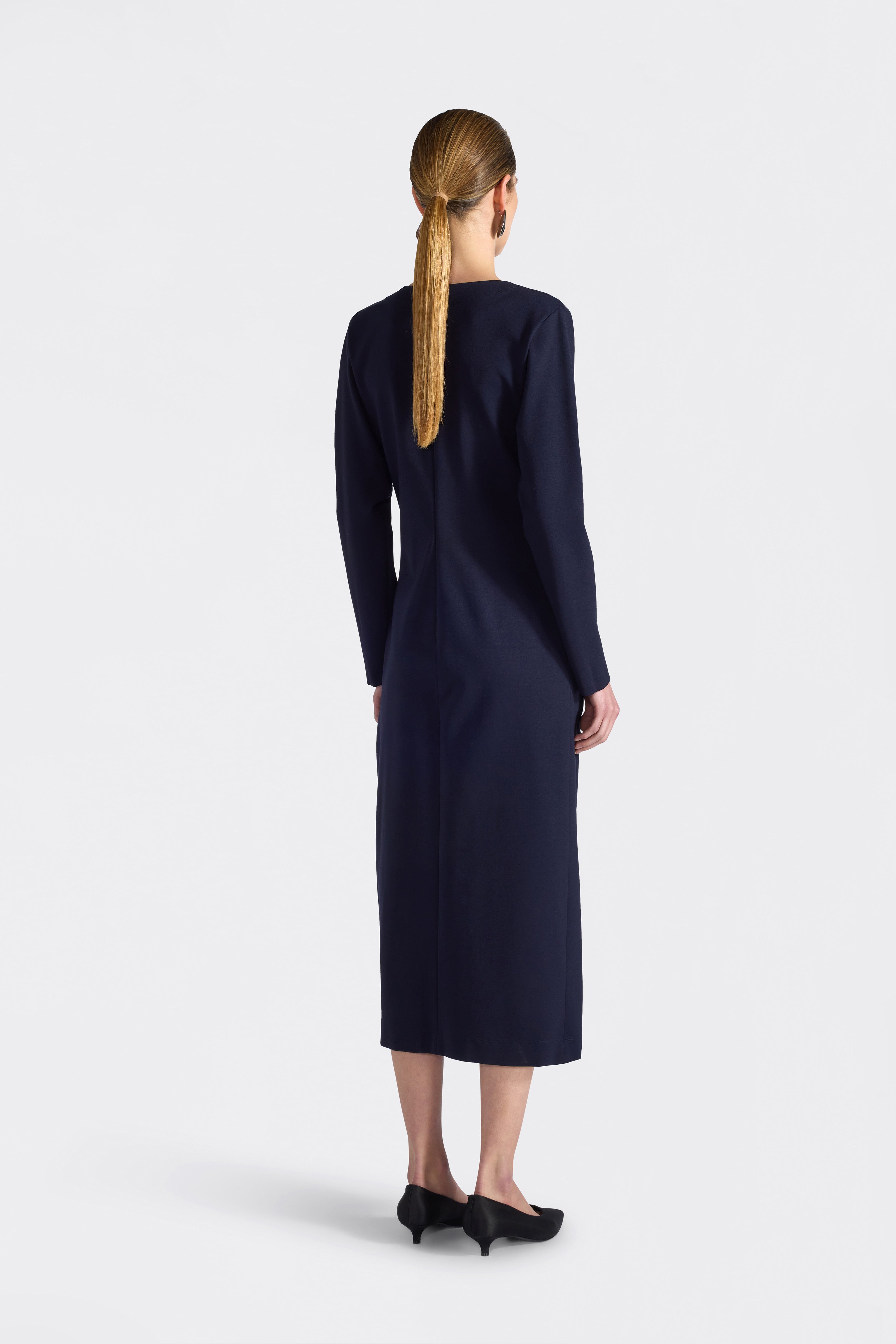 Liviana Conti Pamela robe midi portefeuille nuit