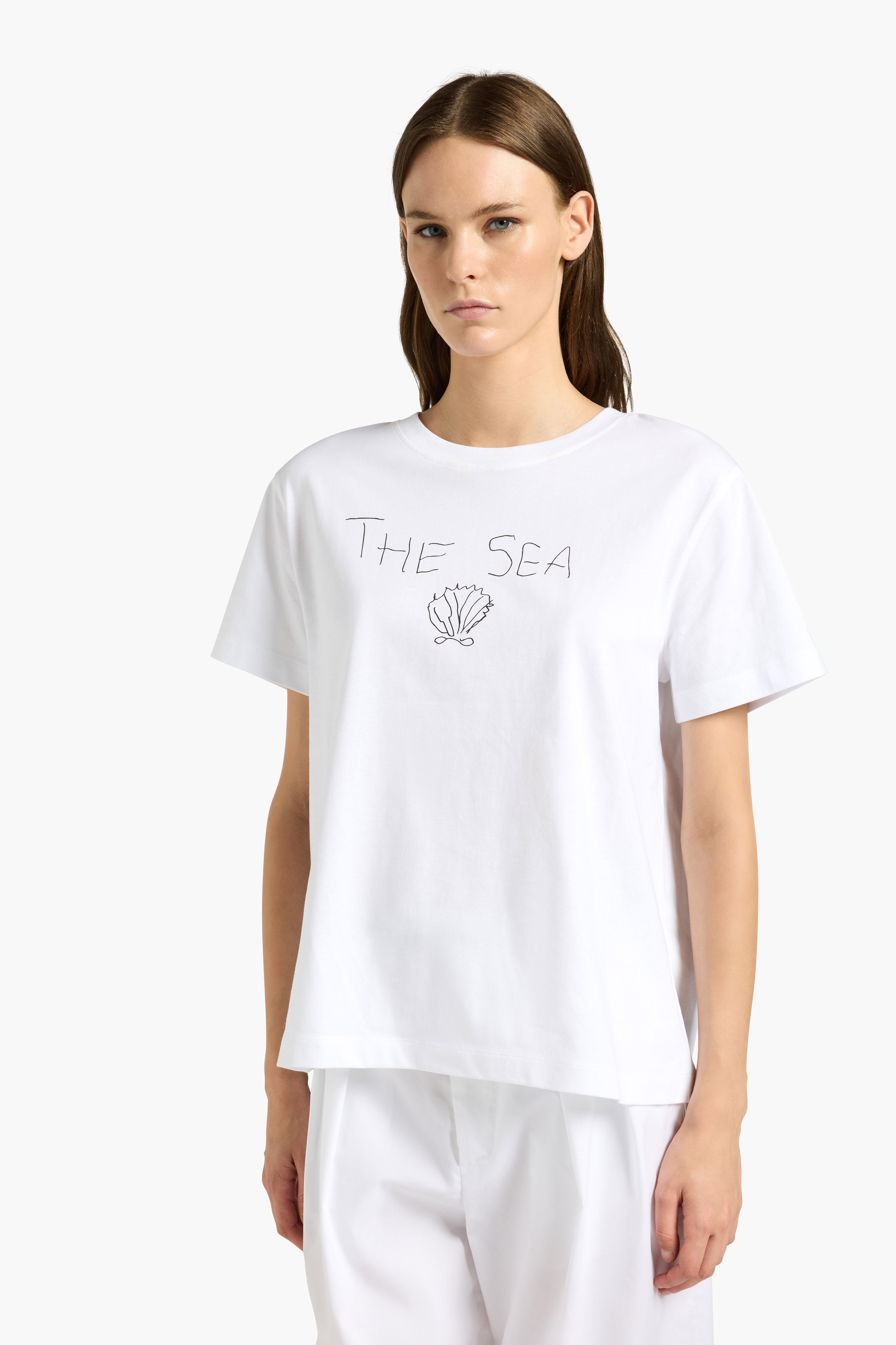 Liviana Conti Chad t-shirt blanc 100% coton