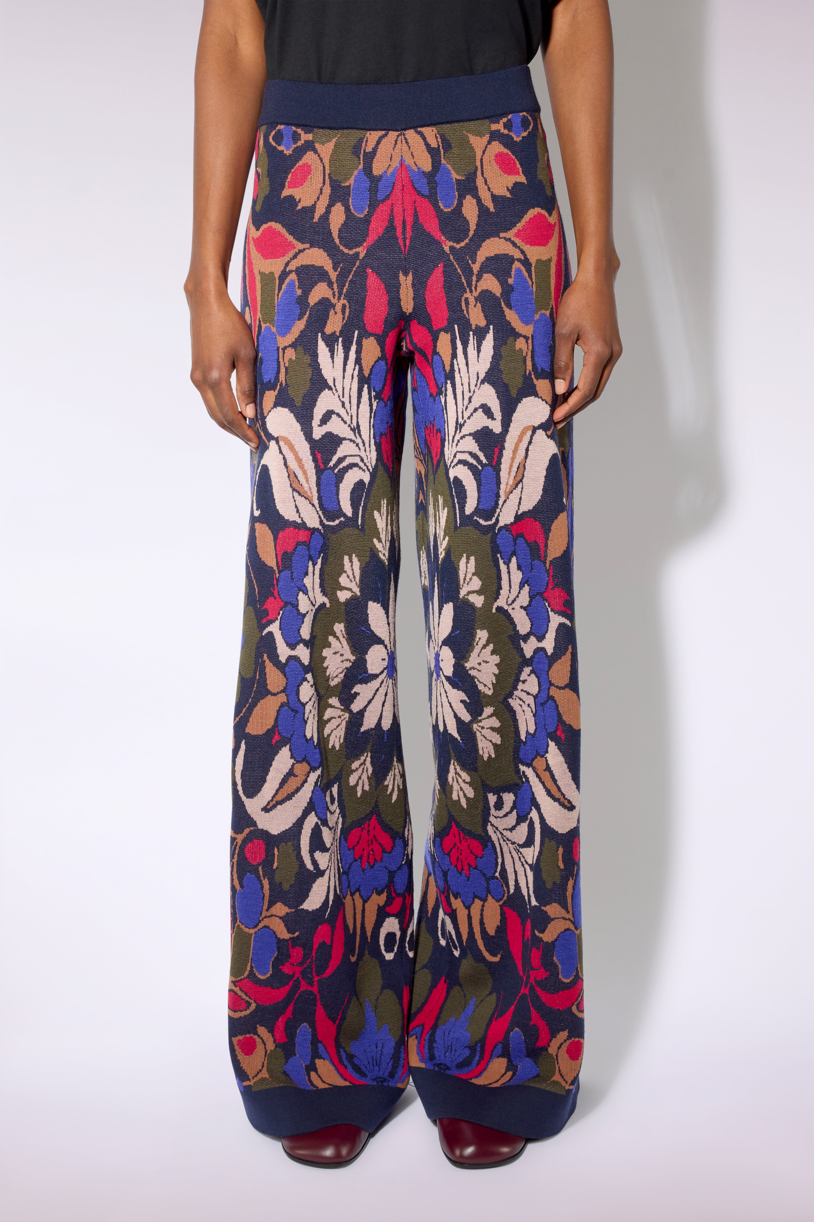 Liviana Conti Kolann pantalon femme jacquard mosaic