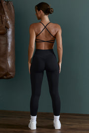 Oh Polly Dedication legging taille haute noir poches