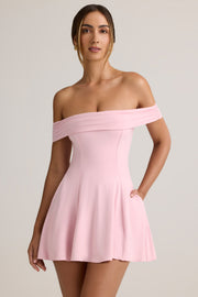 Oh Polly Jaida 14150 mini robe rose Baby Pink modal