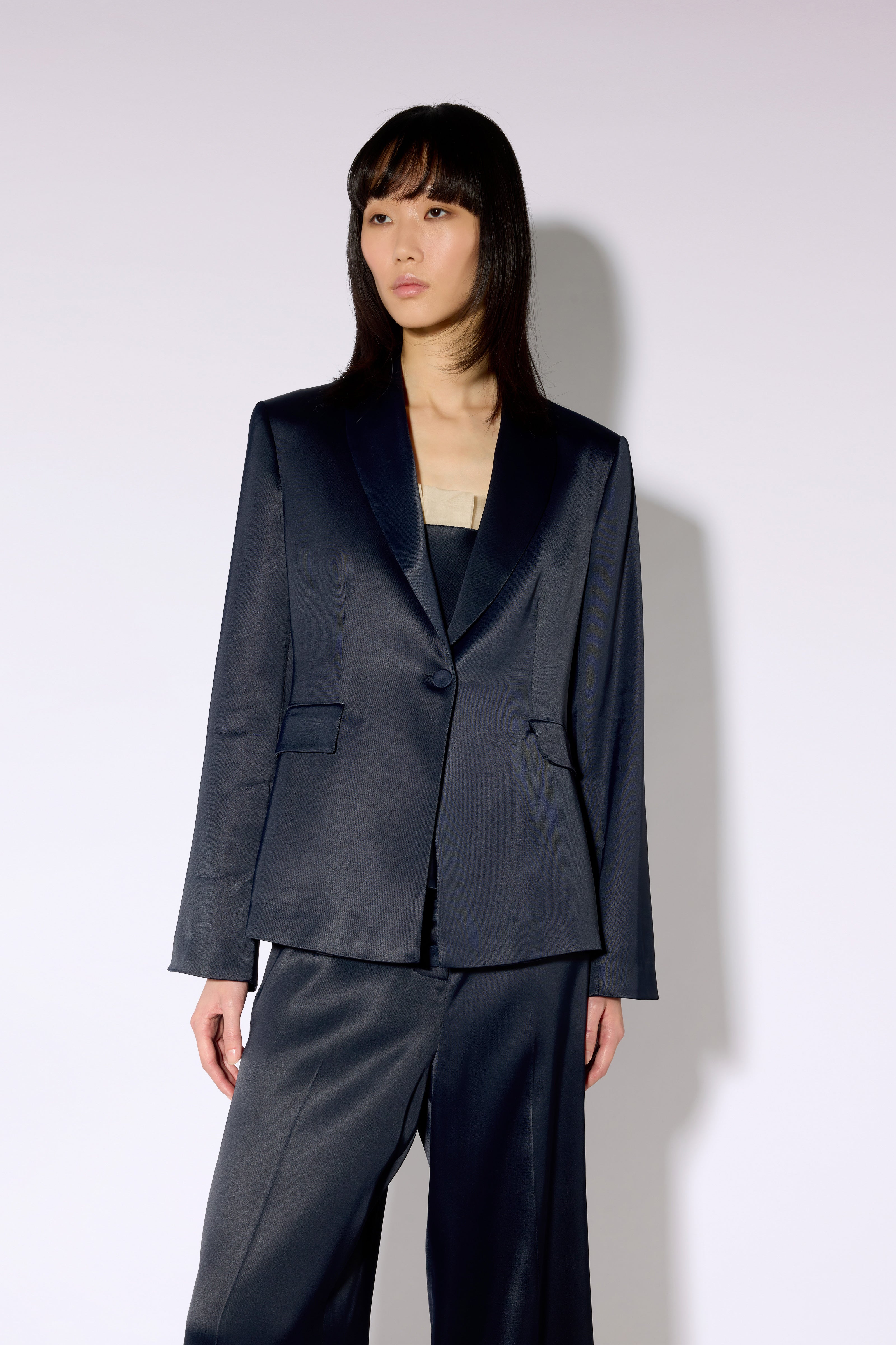 Liviana Conti Vince blazer notte 38 bleu nuit