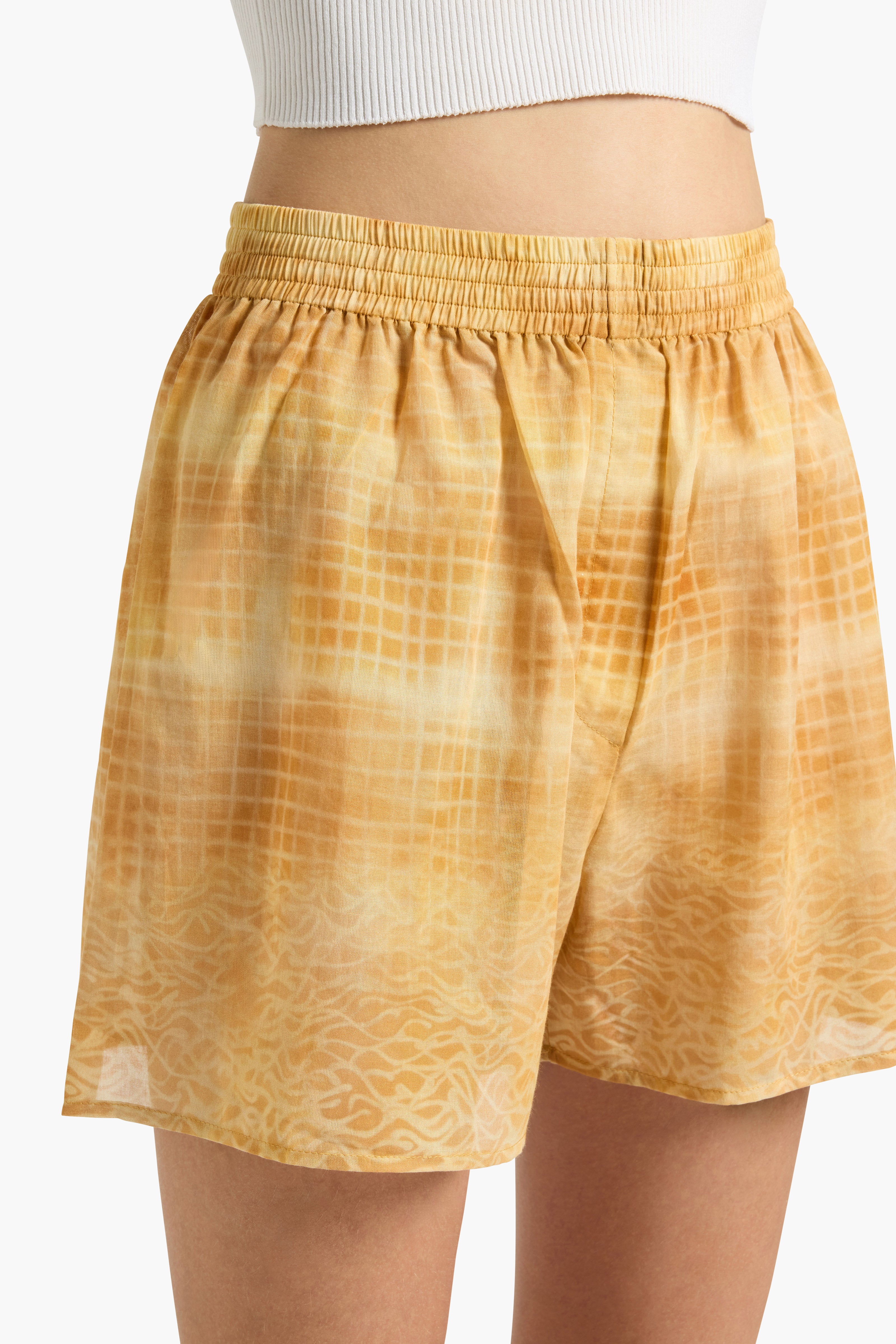 Liviana Conti Kolann short coton micro ecru noir