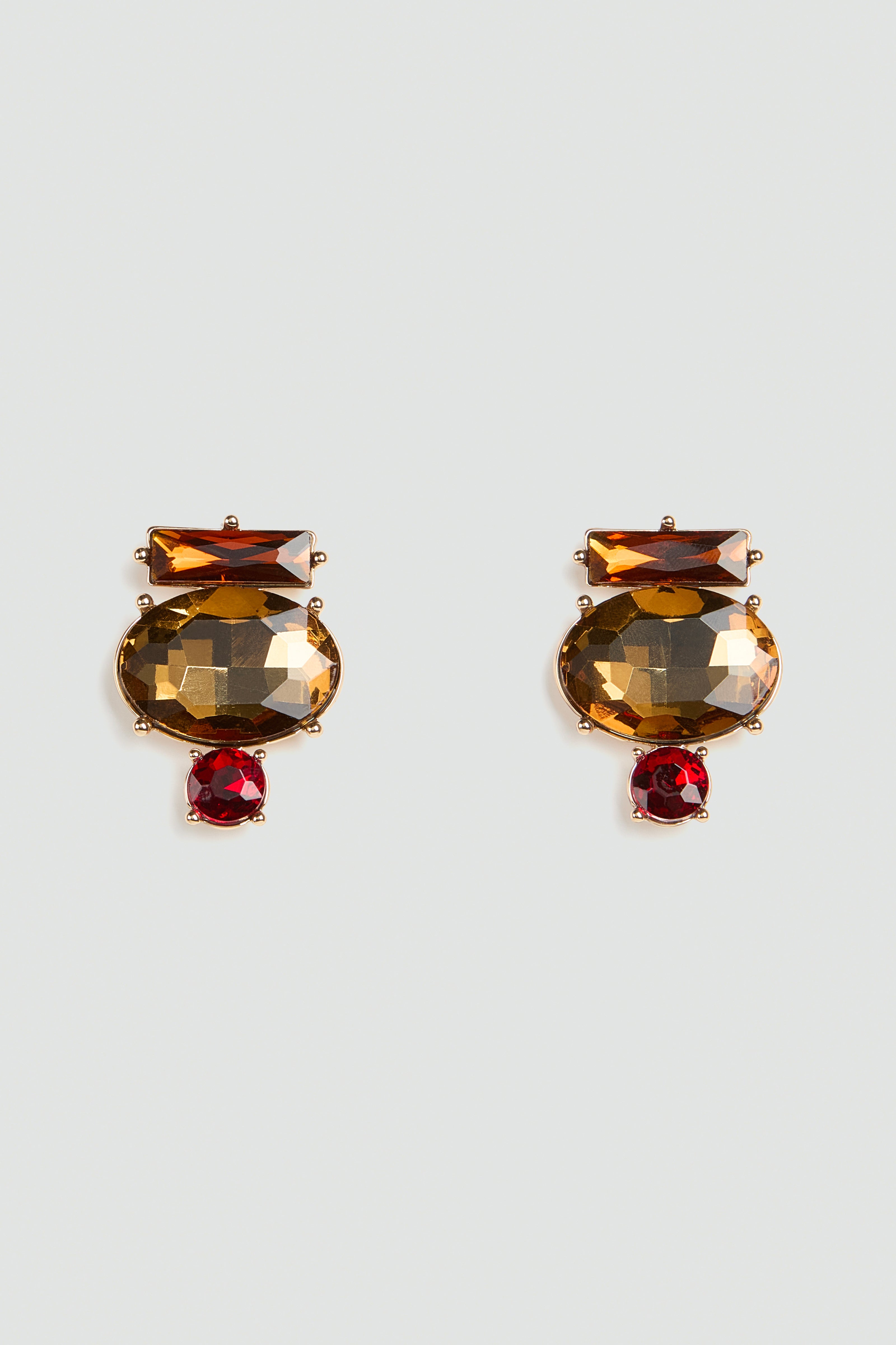Liviana Conti Alyn boucles d'oreilles Eden métal cristaux
