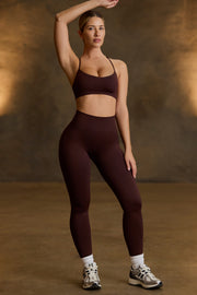Oh Polly Super Sculpt BT2006 legging marron chocolate gainant