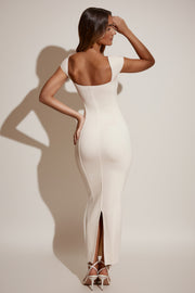 Oh Polly Dolcezza 5849 robe longue ivoire modal moulante