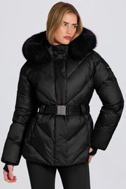 Oh Polly BT2390 veste ski noire imperméable 18k