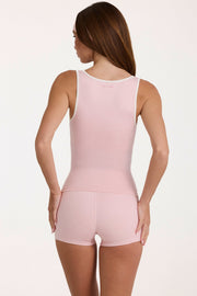 Oh Polly Bo+Tee BT11312 débardeur sport rose chiné