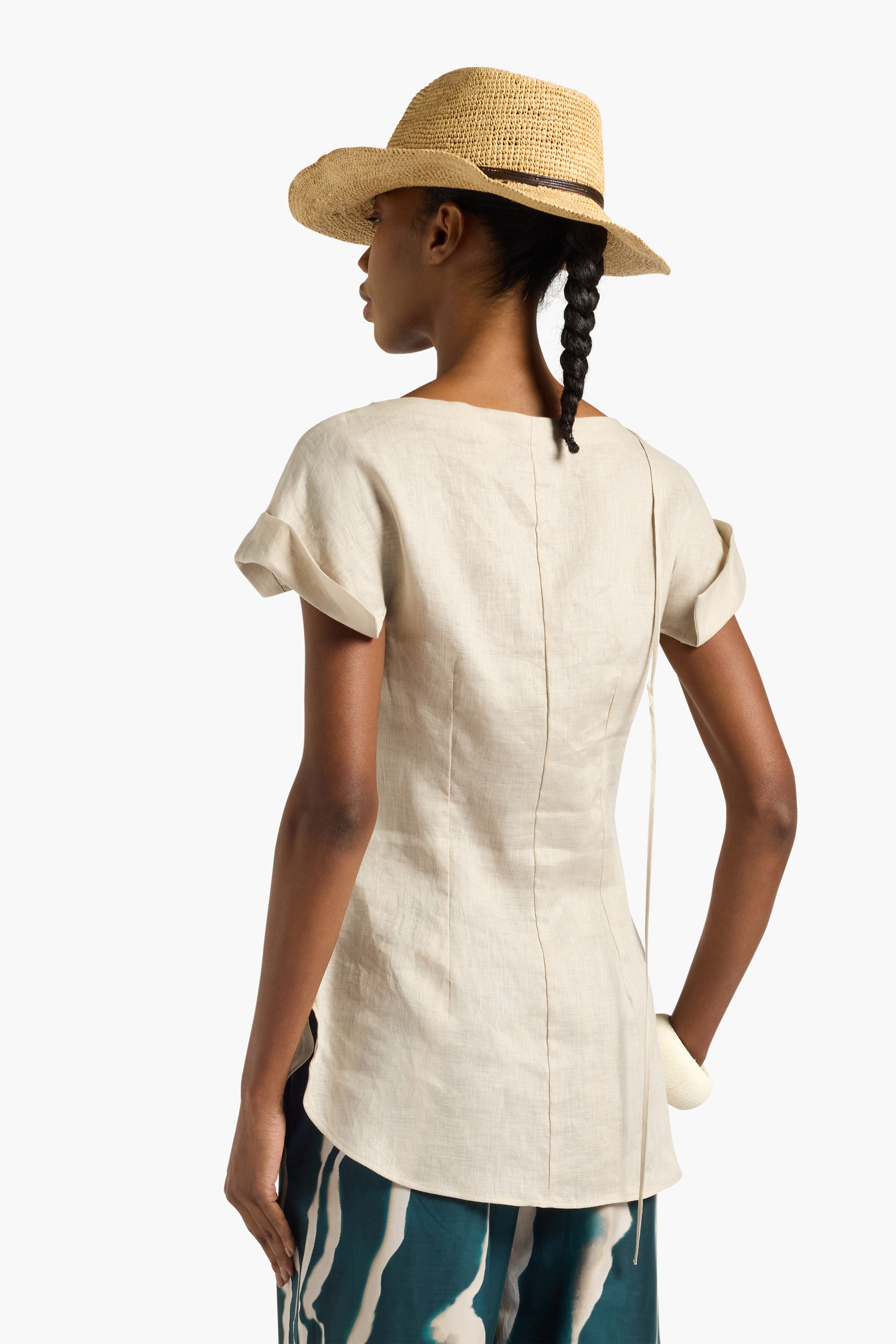 Liviana Conti Dorothy chemise lin duna 38-46 double