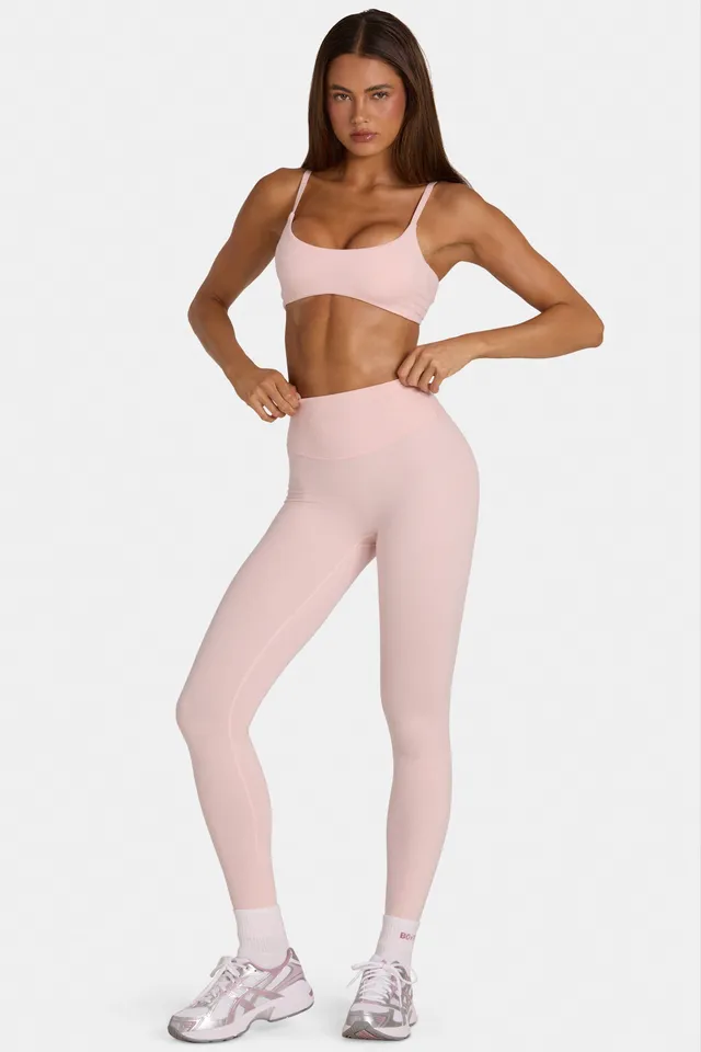 Bo+Tee Soft Active legging long rose chiné
