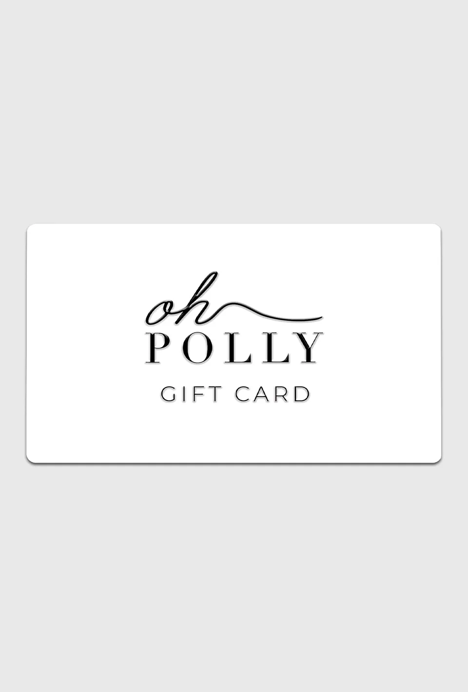 Oh Polly e-carte cadeau gift card email 10 EUR