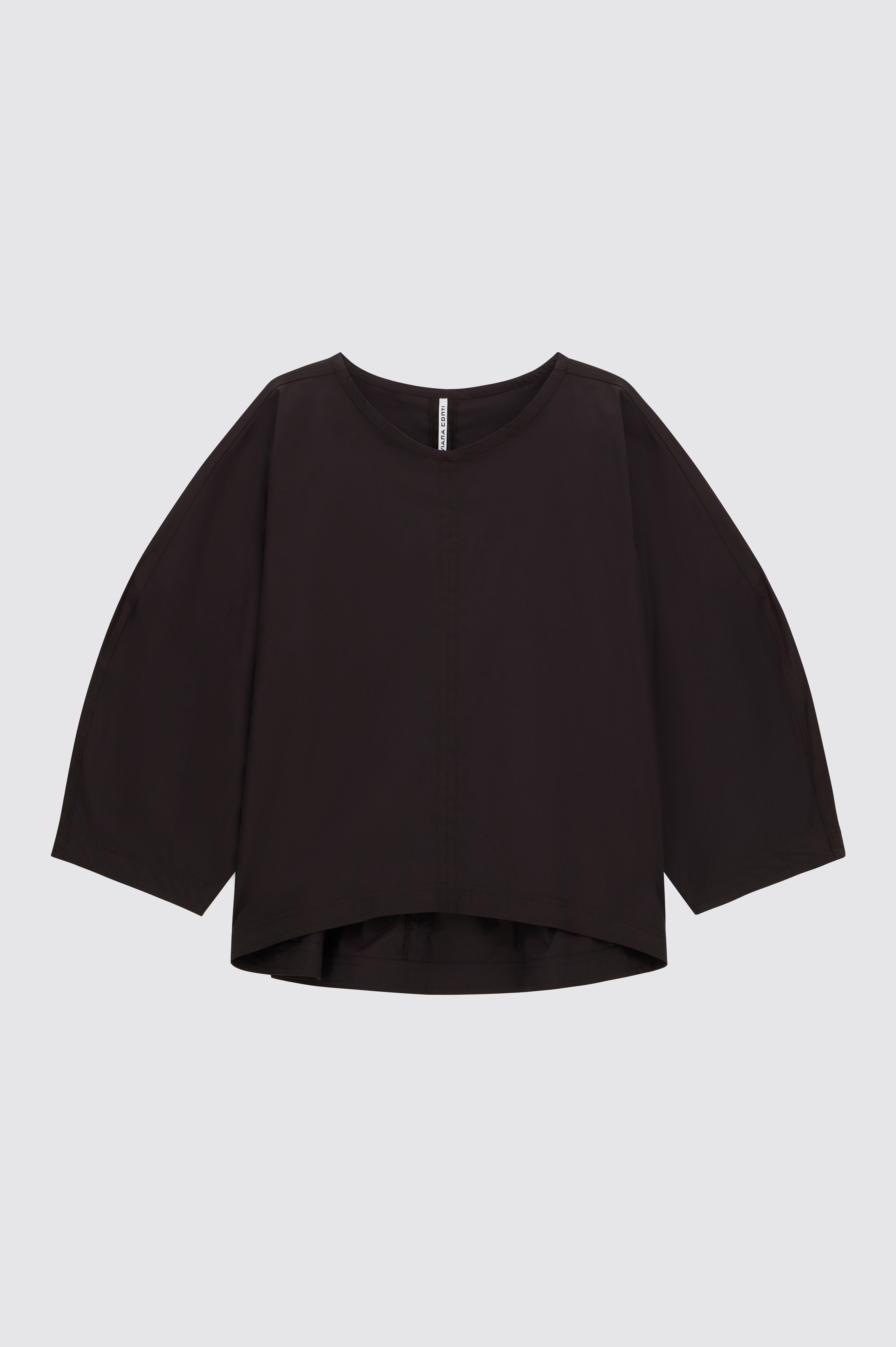 Liviana Conti Jade blouse fondente col V popeline