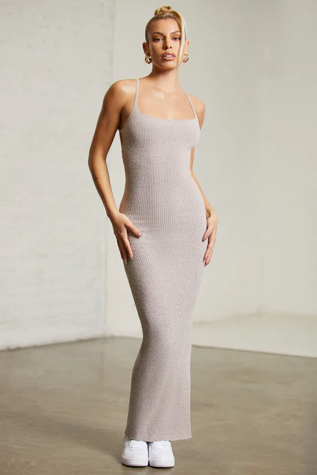 Oh Polly Stassie 6314 robe maxi dos nu chocolat XS