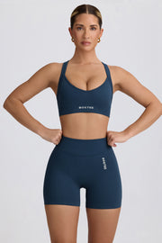 Oh Polly Super Sculpt BT2216 short sport bleu gainant