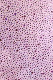 Oh Polly Inina mini jupe rose à strass