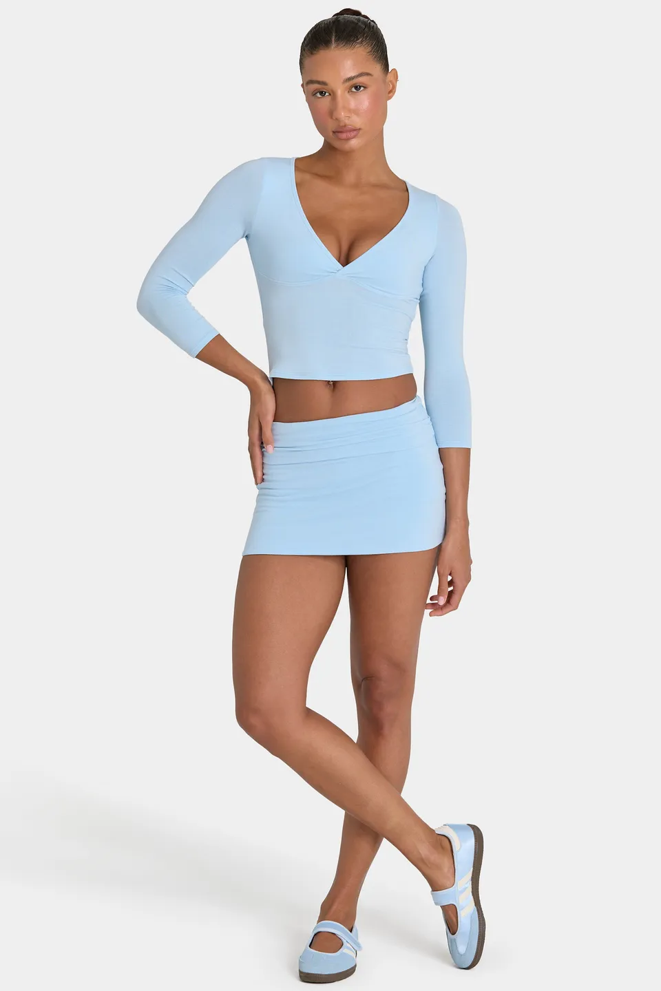 Oh Polly Shorts Jupe-Short ButterCloud Ciel Sculptant