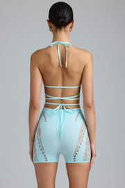 Oh Polly Liberty 8175 haut de bikini triangle ice blue