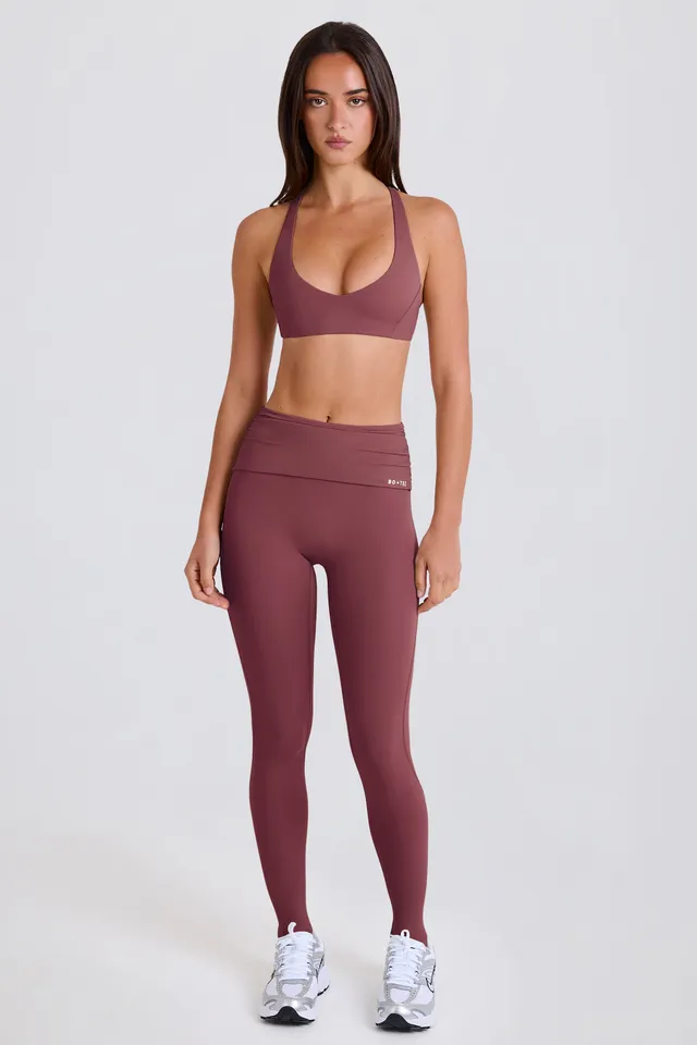 Oh Polly Legging Étrier Acai Taille Mi-Haute