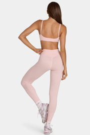 Bo+Tee Soft Active legging long rose chiné