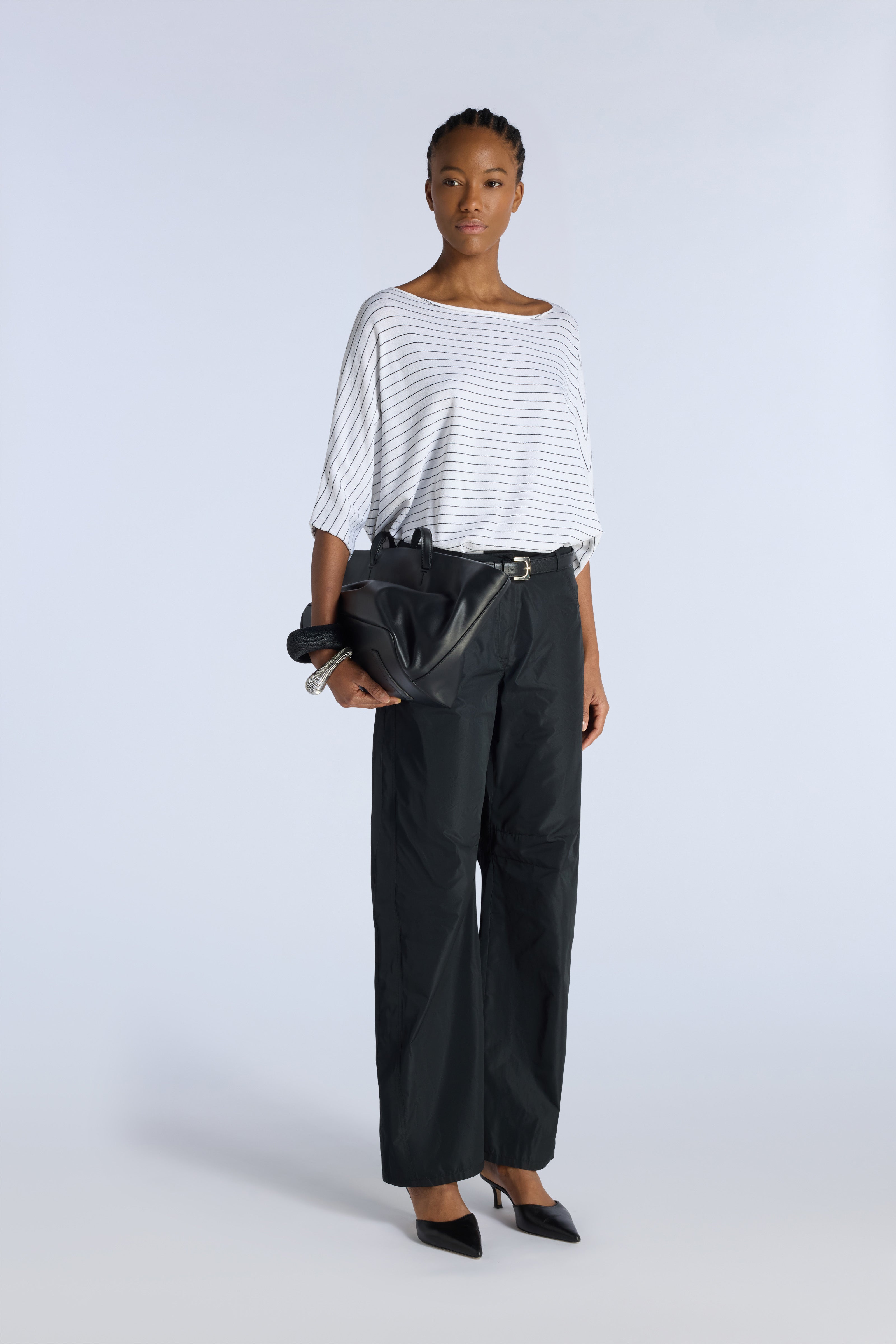 Liviana Conti Leon pantalon femme noir droit