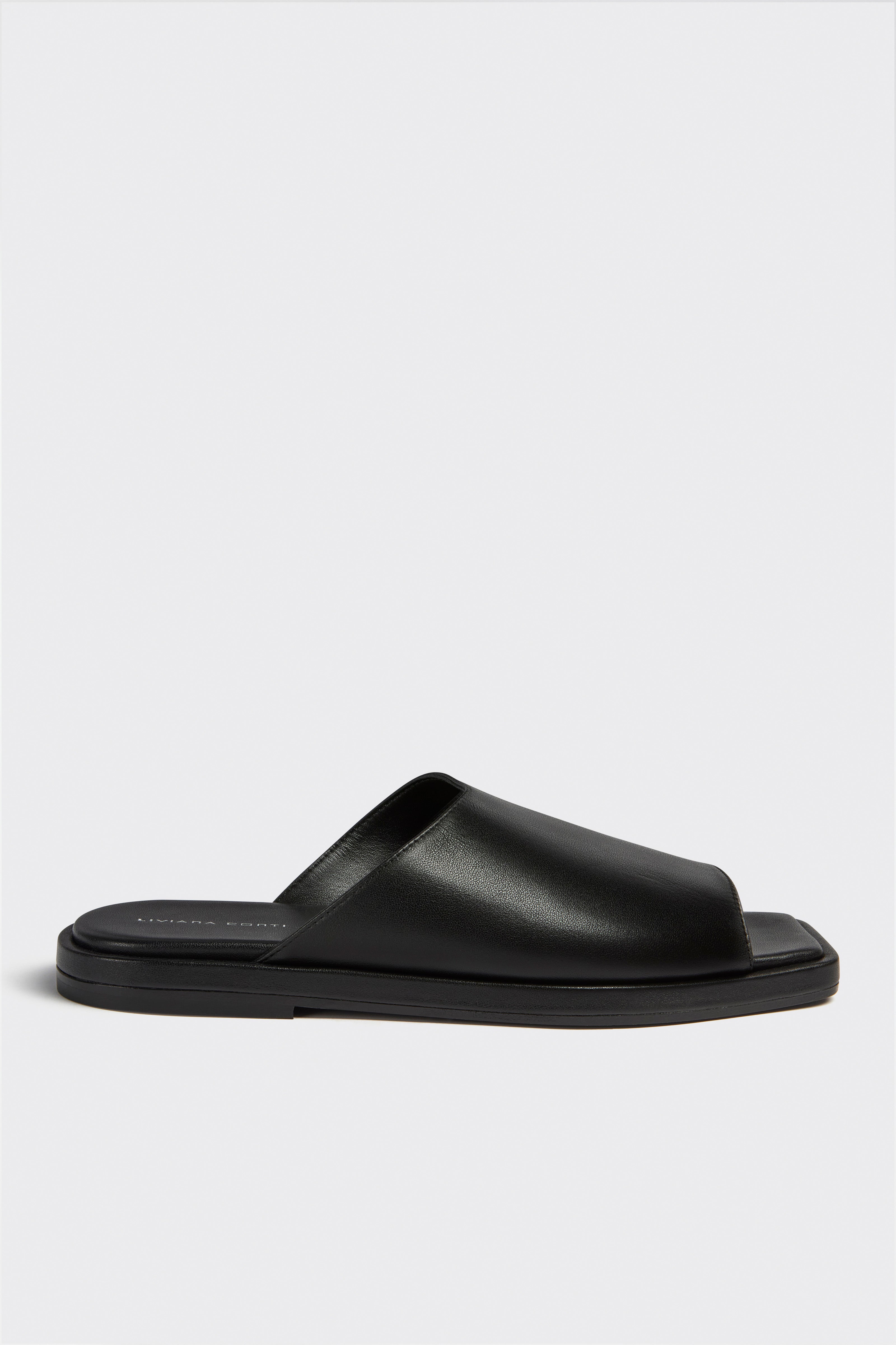 Liviana Conti Giselle mules femme noir nappa plates