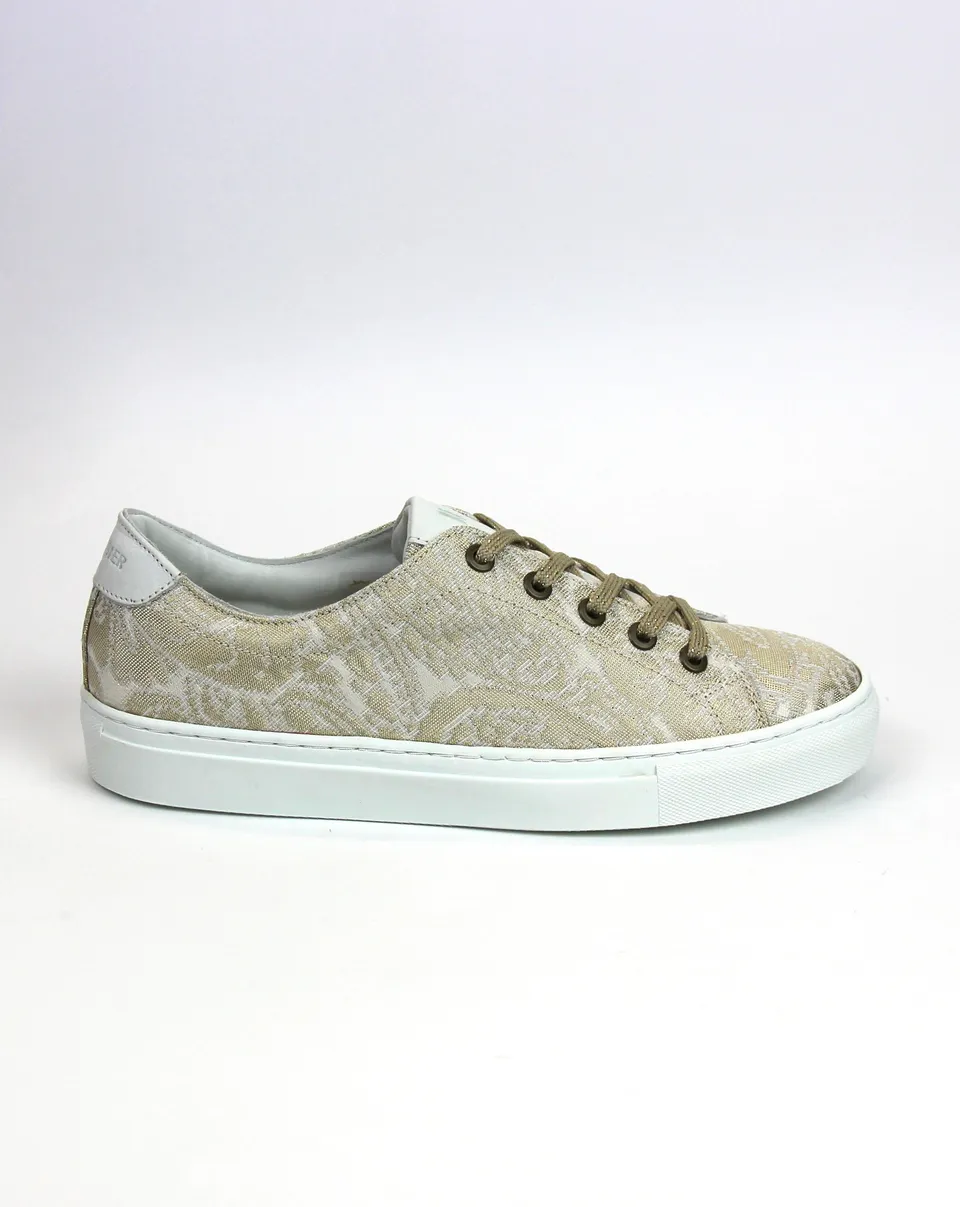 The Ethiquette Sneakers baskets brocart ivoire 36-41