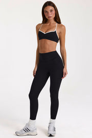 Oh Polly Bo+Tee Soft Active legging noir taille haute