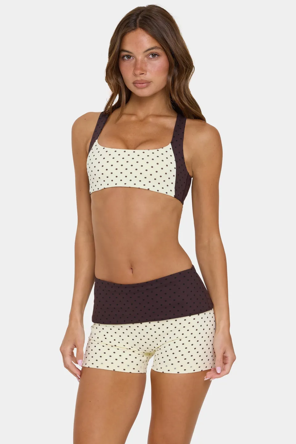 Bo+Tee Soft Active brassière sport beige cookie maintien