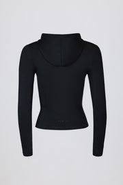 Bo+Tee BT1029 veste sport capuche noir sculptante