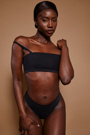 Oh Polly Base Layers Brassière Bandeau Noir Mesh 7162