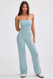 Oh Polly Chunky Knit Bandeau BT1142 combinaison sarcelle coton