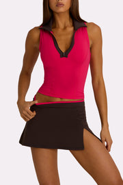 Oh Polly Bo+Tee Mini Jupeshort Truffle Respirant