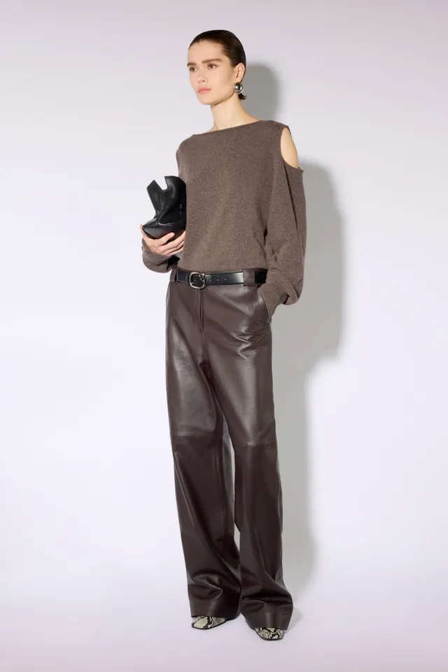 Liviana Conti Remy pull femme marron