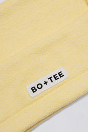 Oh Polly bralette col carré jaune citron coton cropped