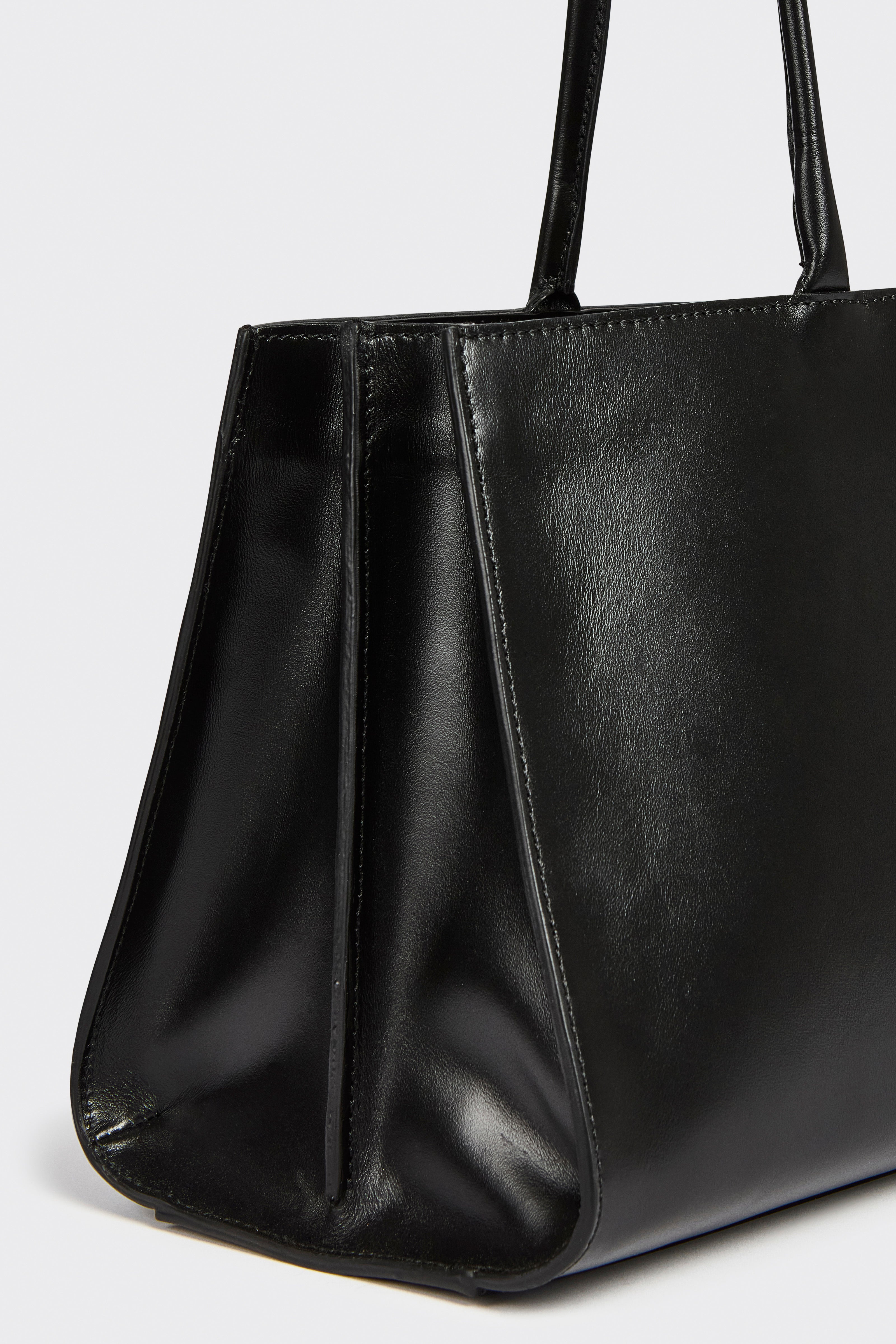 Liviana Conti Meredit sac à main maxi cuir noir veau