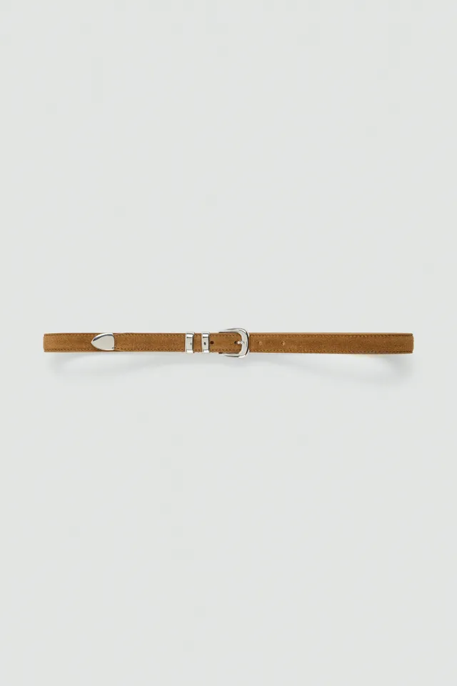 Liviana Conti Karen ceinture cuir brandy 2 cm