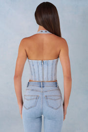 Oh Polly Lotta top corset jean clair dentelle