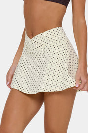 Oh Polly Bo+Tee mini jupe-short beige Cookie Butter