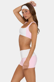 Bo+Tee Soft Active brassière sport rose maintien moyen stretch