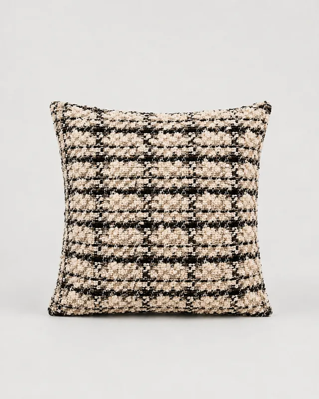 The Ethiquette Maison Megève housse de coussin tweed 60x60