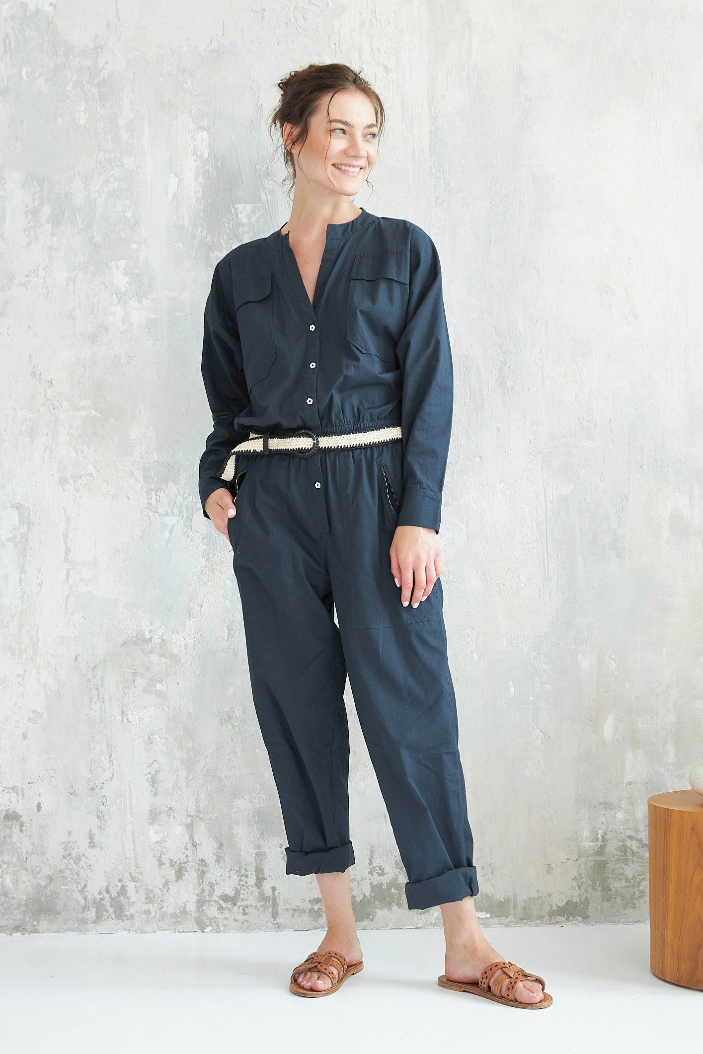 Chicosoleil Anjali combinaison noir coton