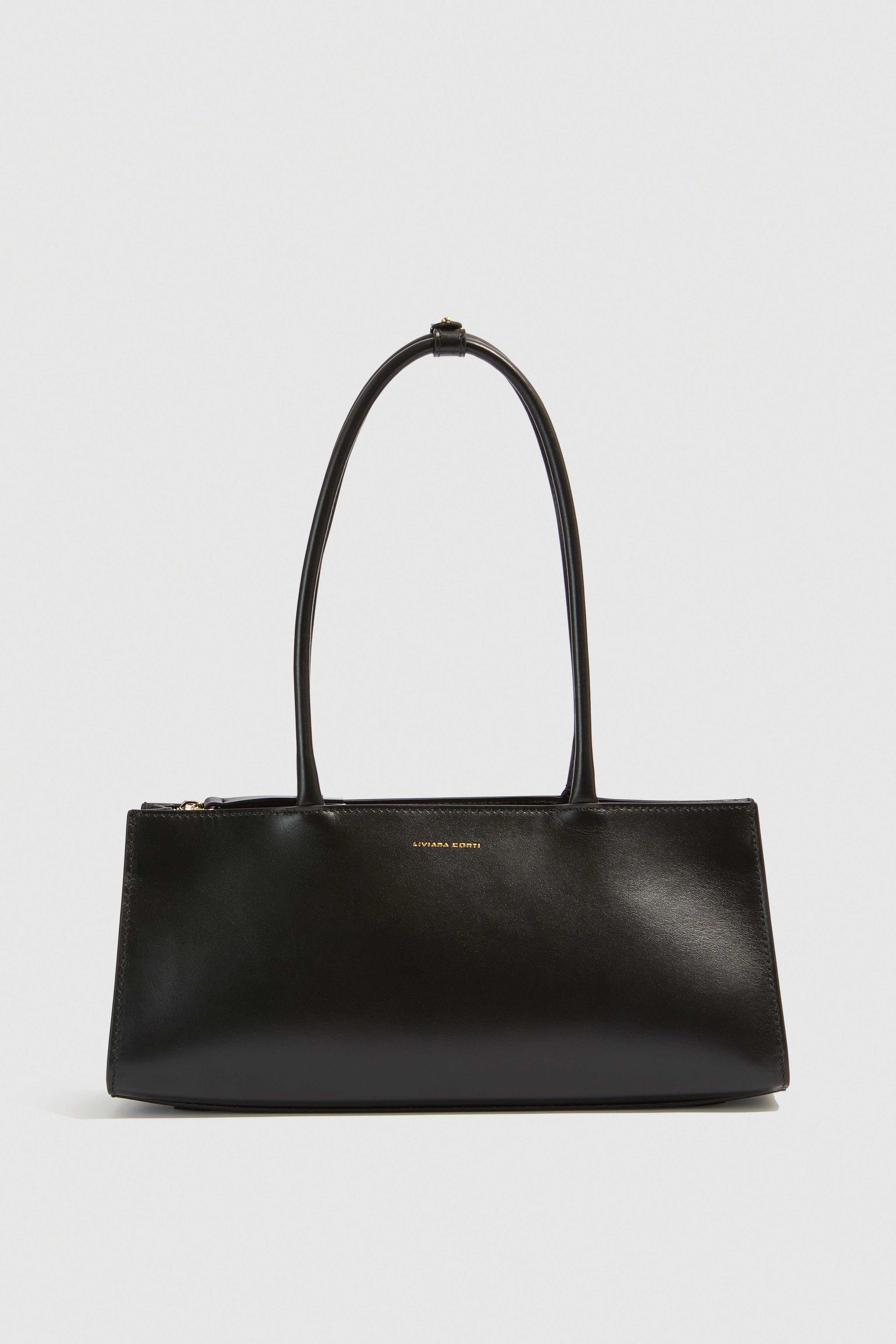 Liviana Conti Meredith sac baguette cuir noir small