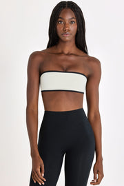 Oh Polly Bo+Tee brassière bandeau sport ivoire Soft Active