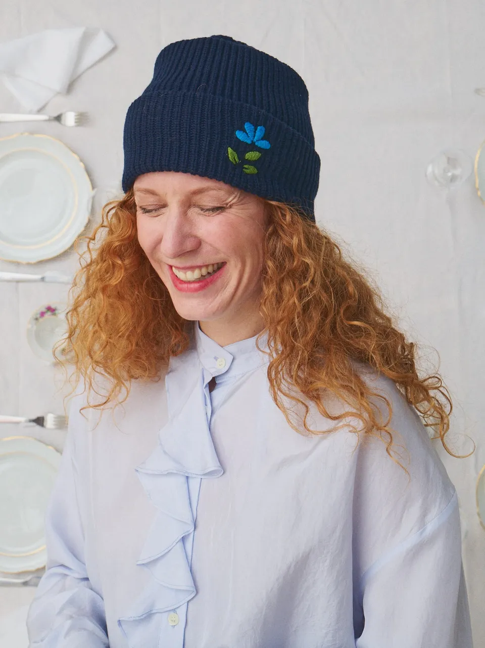 Mii Mii à table Bonnet Laine Cachemire chapeau TU