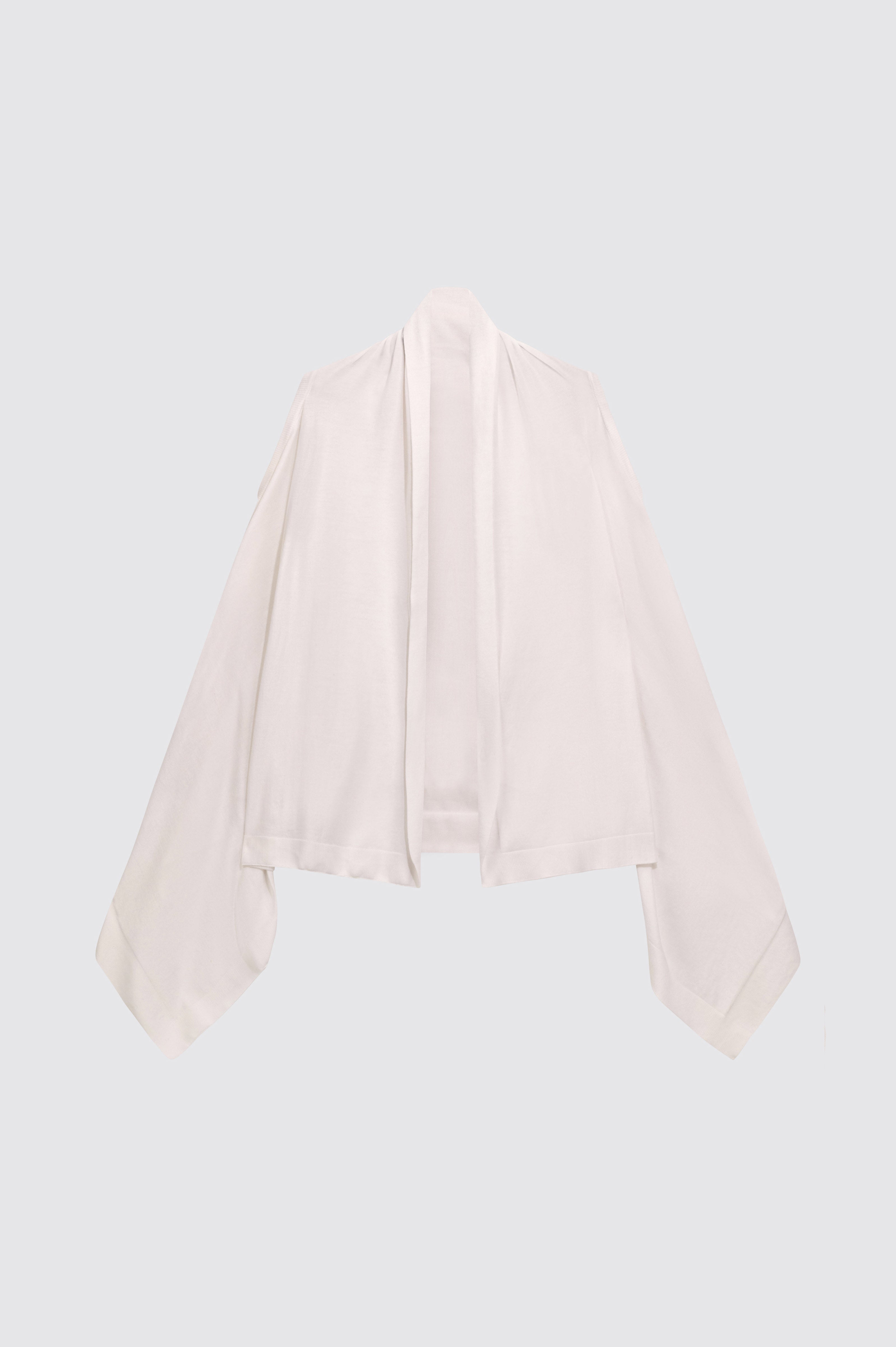 Liviana Conti Devin gilet blanc coton