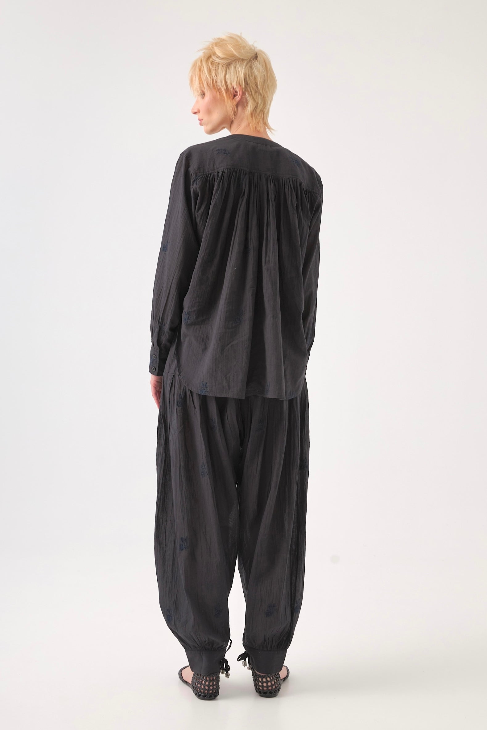 Chicosoleil Scheherazade Chemise noir coton